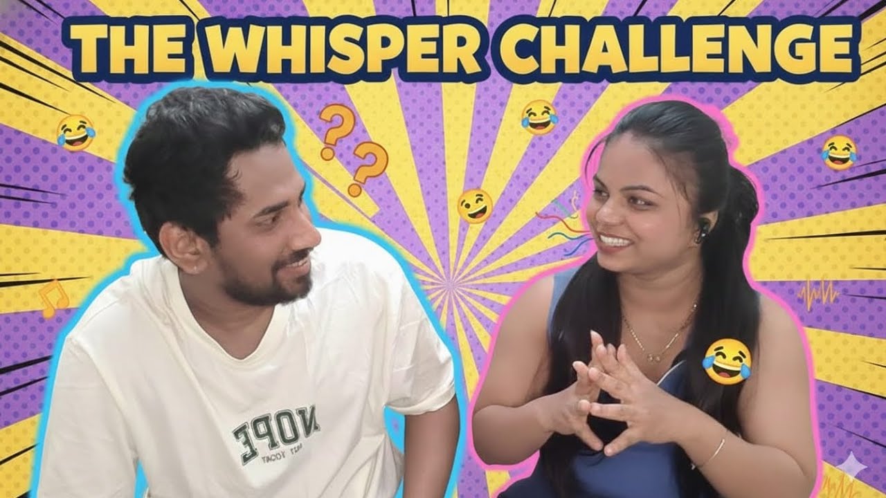 “Whisper Challenge | Funniest Game Ever 😂” #games #challenge #couple #couplecomedy #vlog #trending