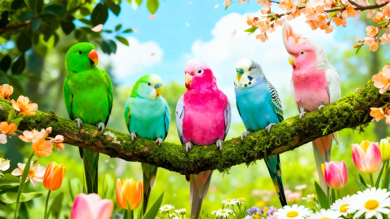 🎼 Peaceful Piano & Birdsong – Natural Therapy for Stress Relief and Deep Relaxation 🍃✨🌺