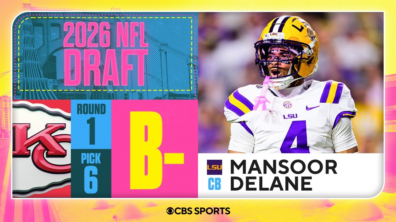 Chiefs select Mansoor Delane No. 6 overall | 2026 NFL Draft Grades & Reaction