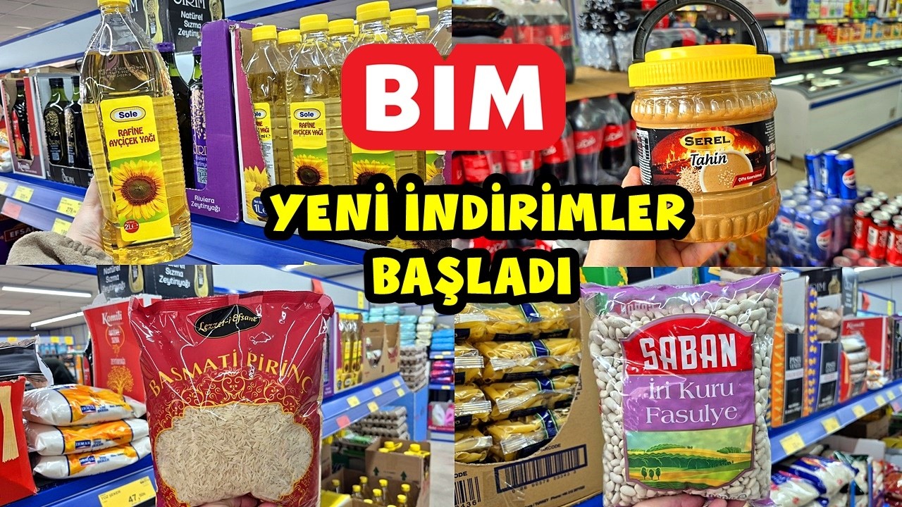 BİM YENİ İNDİRİMLERİ KAÇIRMA✅YAĞ BAKLİYAT İNDİRİMDE🔔BİM İNDİRİMİ İZLEMEDEN ALIŞVERİŞ YAPMA