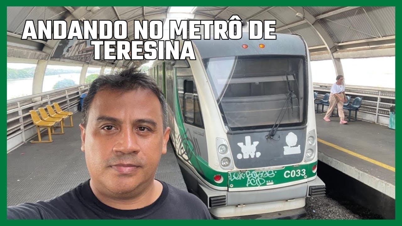 Andando no Metrô de Teresina 