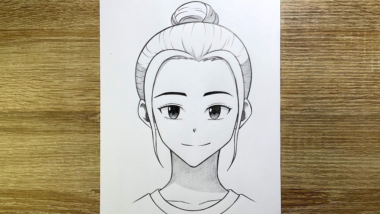 Comment dessiner une fille belle et facile étape par étape | Dessiner une fille anime