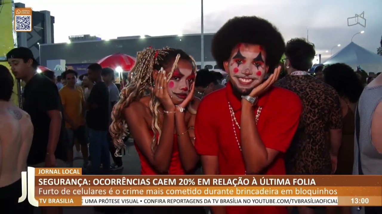 JL - Segurança: ocorrências caem 20% em relação à última folia