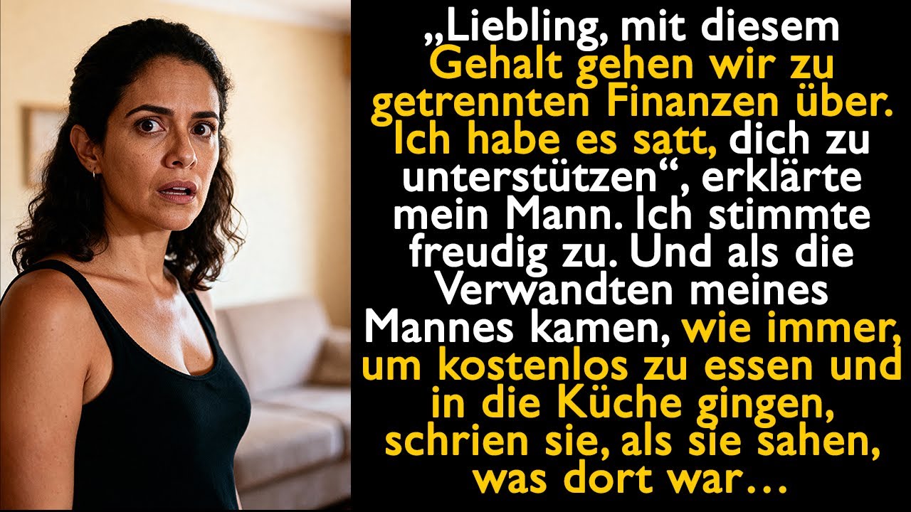 &bdquo;Liebling, mit diesem Gehalt gehen wir zu getrennten Finanzen &uuml;ber. Ich habe es satt...&ldquo;