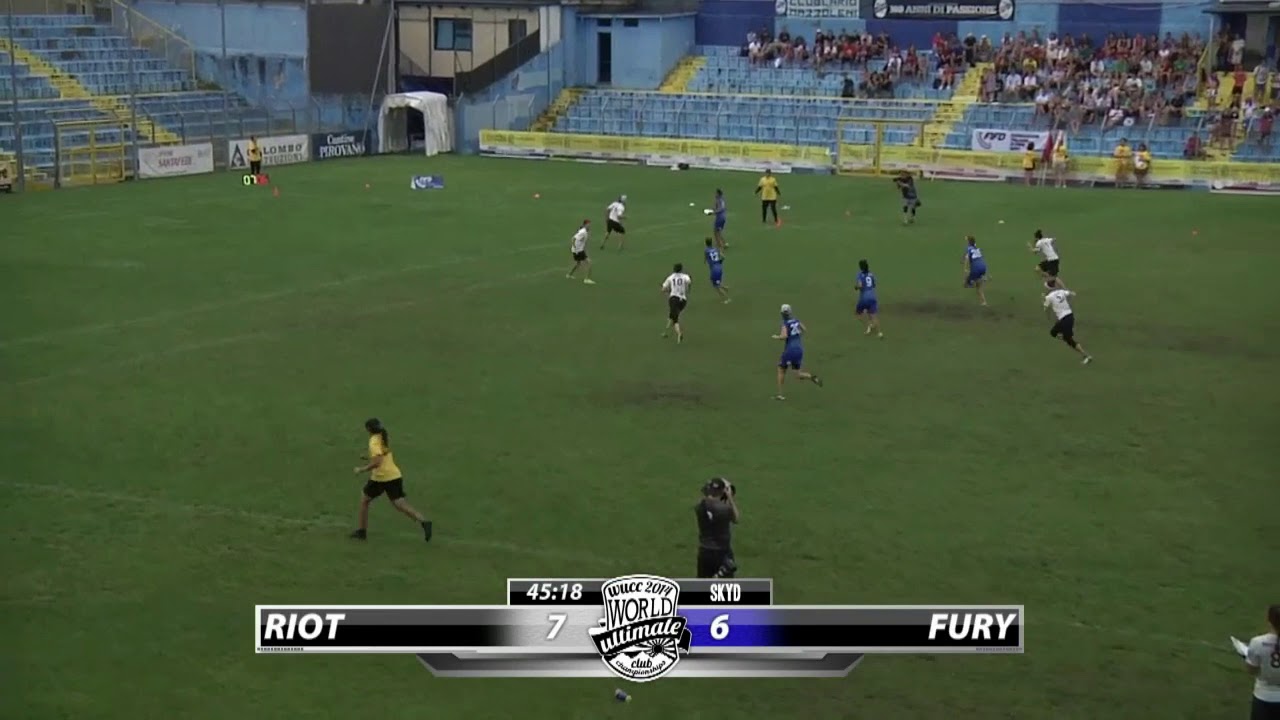 Team Analysis: San Francisco Fury score via horizontal stack, WUCC 2014 Final