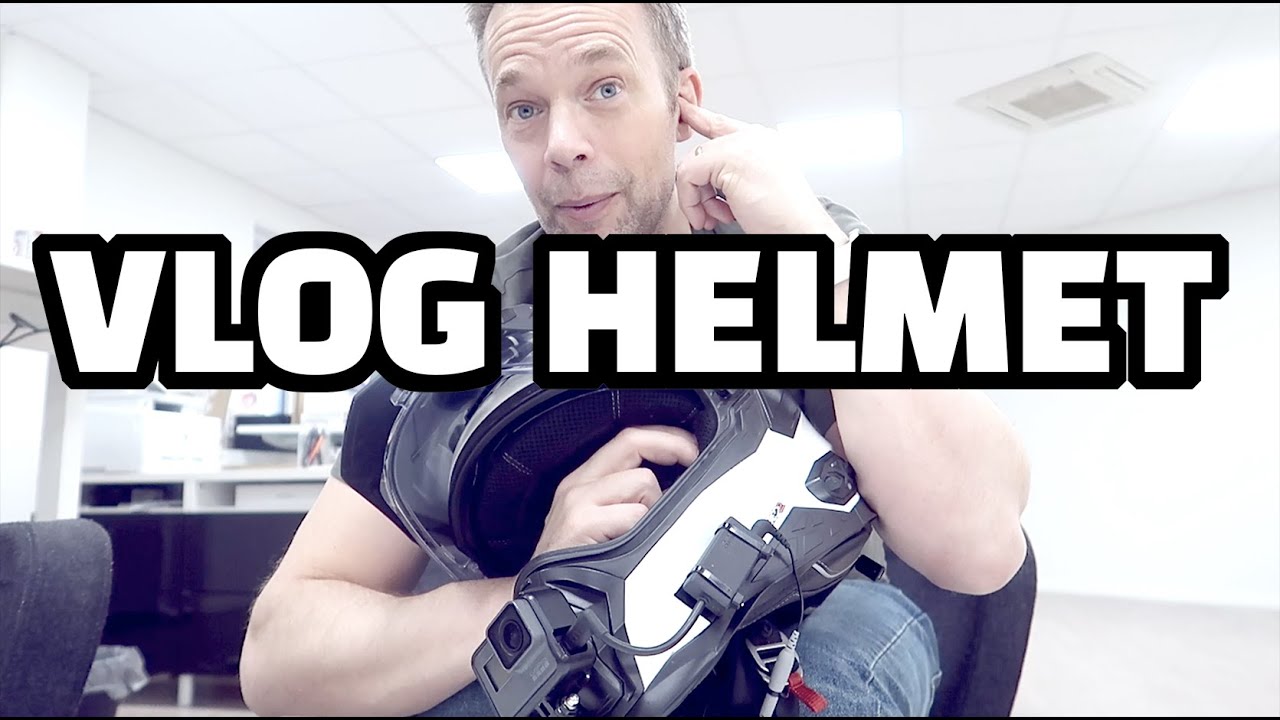 My vlogging helmet setup