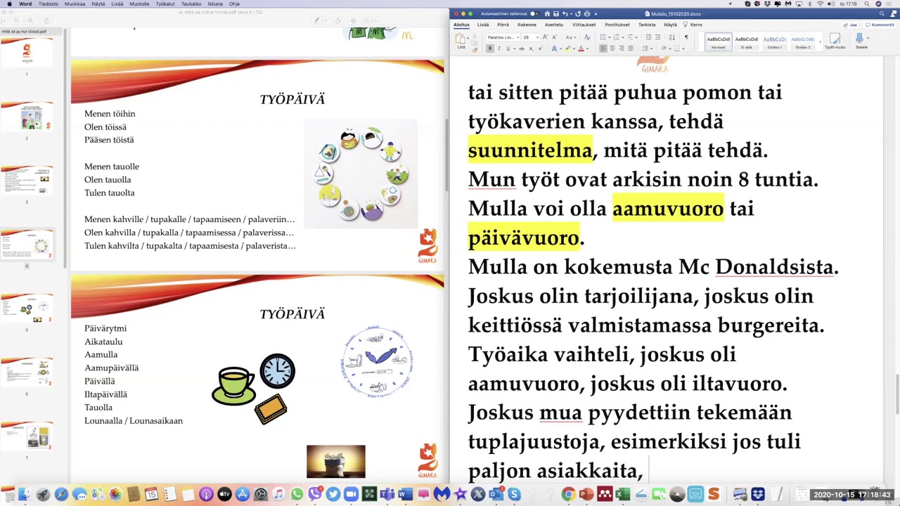 Mitä sä sanot työssä? FREE (Beginner 2 - Intermediate)