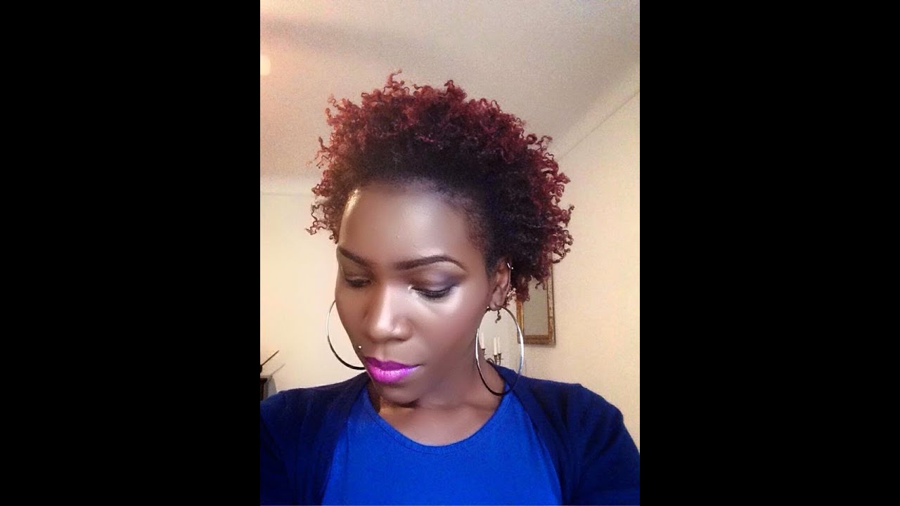 Shingling Natural 4C hair type (Curl defining technique)