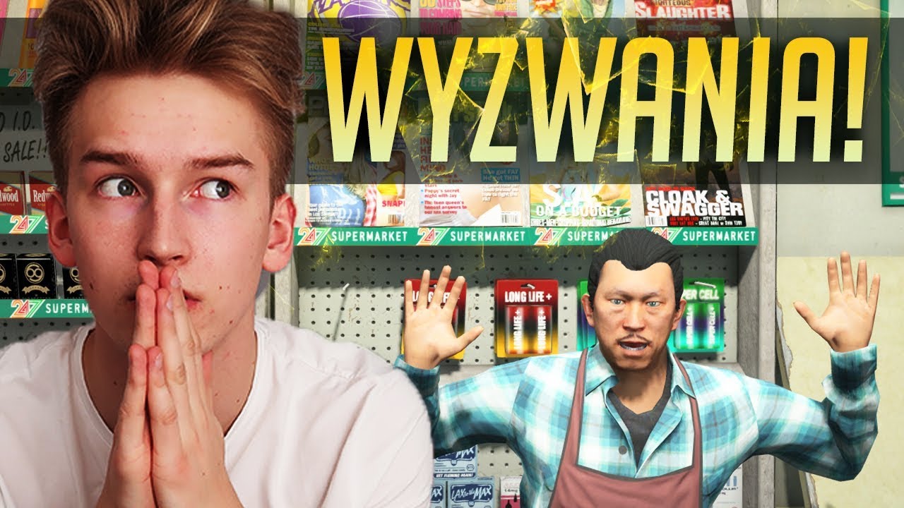 GTA V Wyzwania #5 Napad na WSZYSTKIE sklepy! 🛒