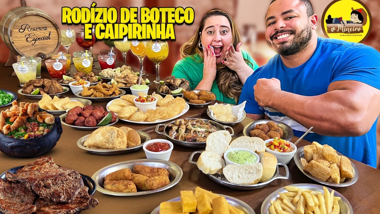 RODÍZIO DE COMIDA DE BOTECO E CAIPIRINHA | O MINEIRO