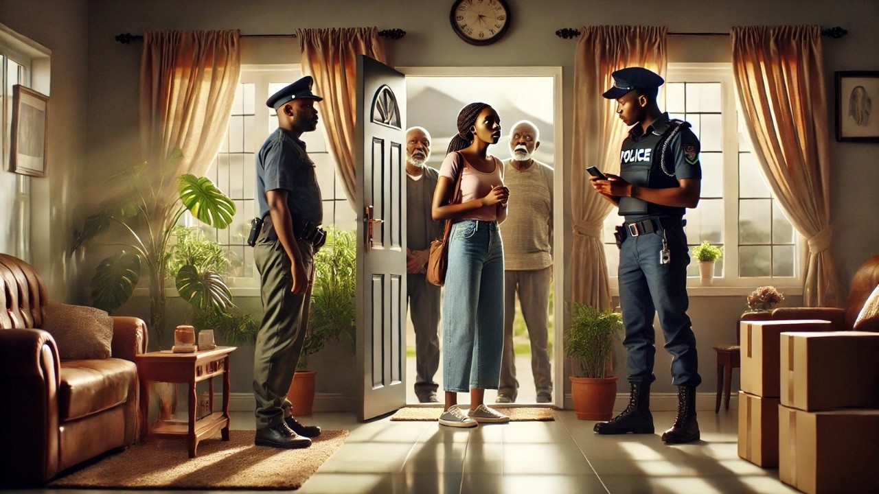 Her parents broke into her home with movers and picked her things so she called the police and…