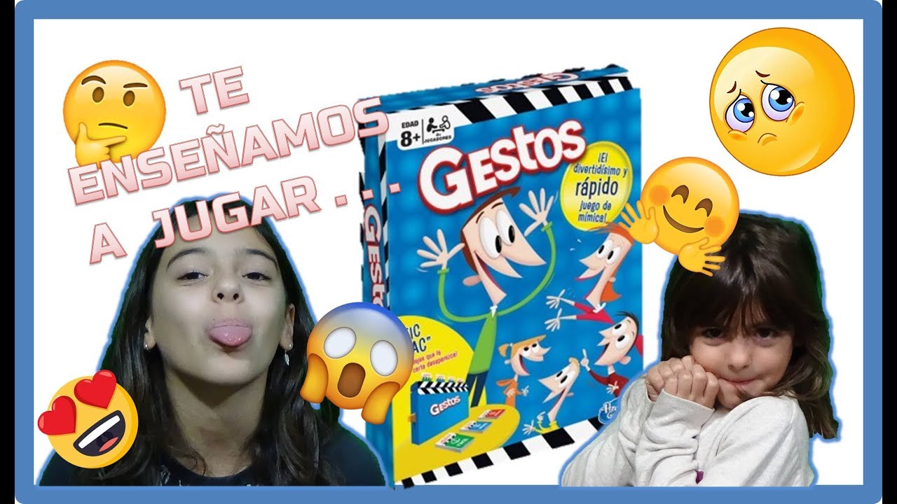 JUEGO GESTOS (Hasbro) COMO SE JUEGA. mas de 600 palabras 👨‍👨‍👧‍👦