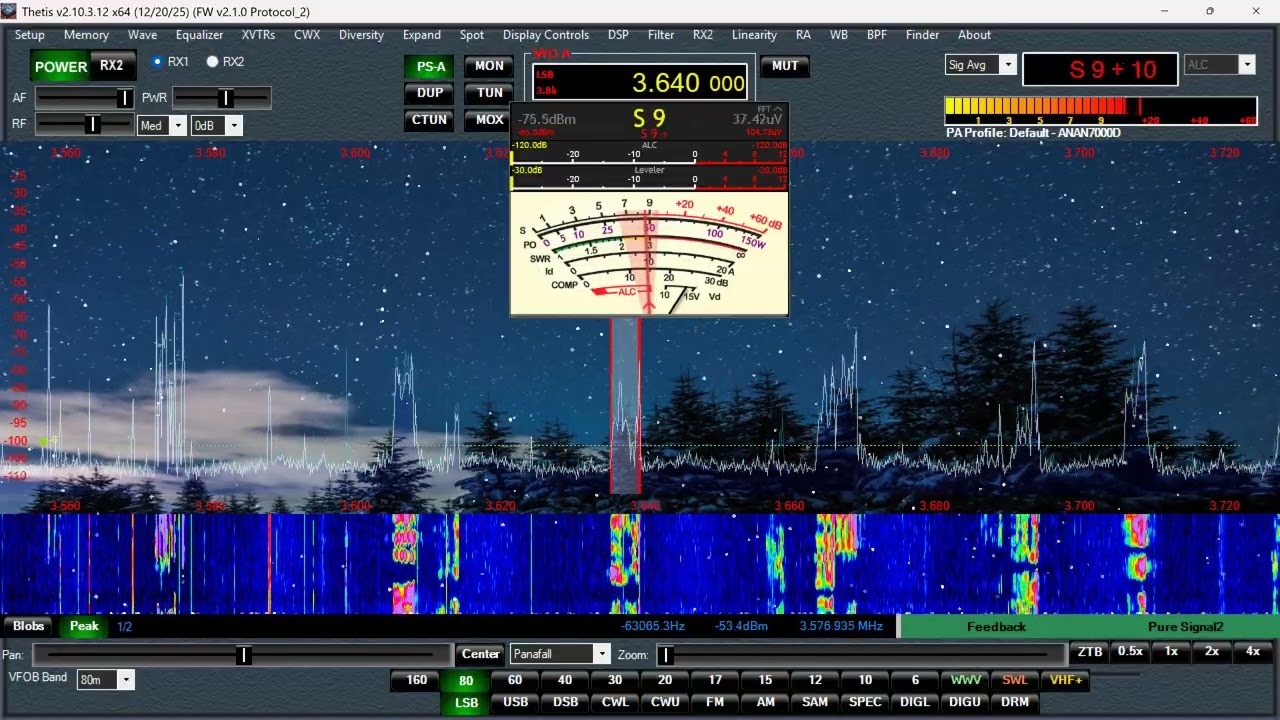 K8TMJ and W4GM 80m 3.640