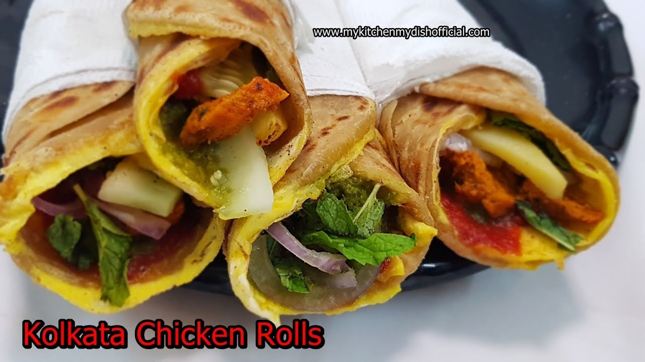 Kolkata Chicken Roll Recipe | Ramadan Special Street Food | My Kitchen My Dish