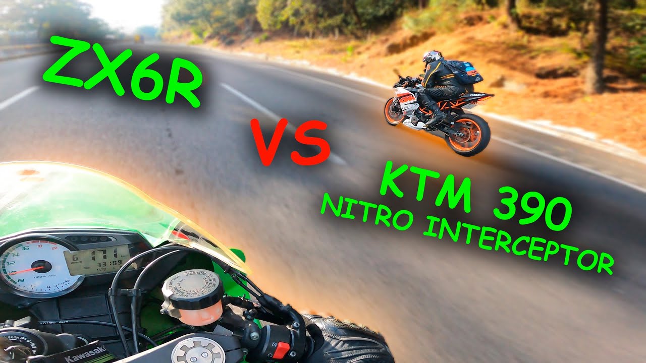 Un jalon con la Ktm 390 de Nitro Interceptor Tres Marias