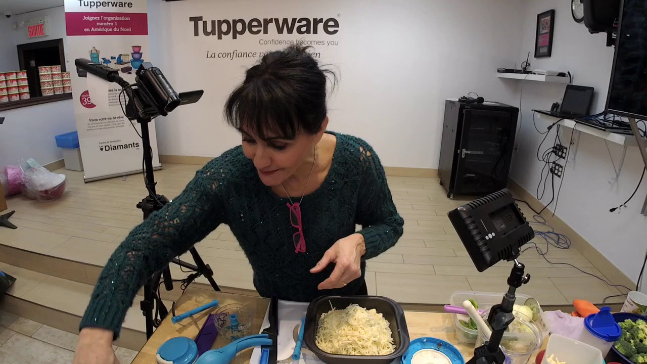 Repas complet avec Maria Meriano Dans Tupper-ondes