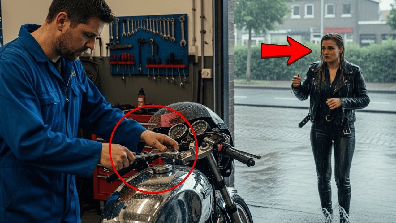 Fakir tamirci bir kadının motosikletini tamir etti — onun milyoner olduğunu bilmiyordu