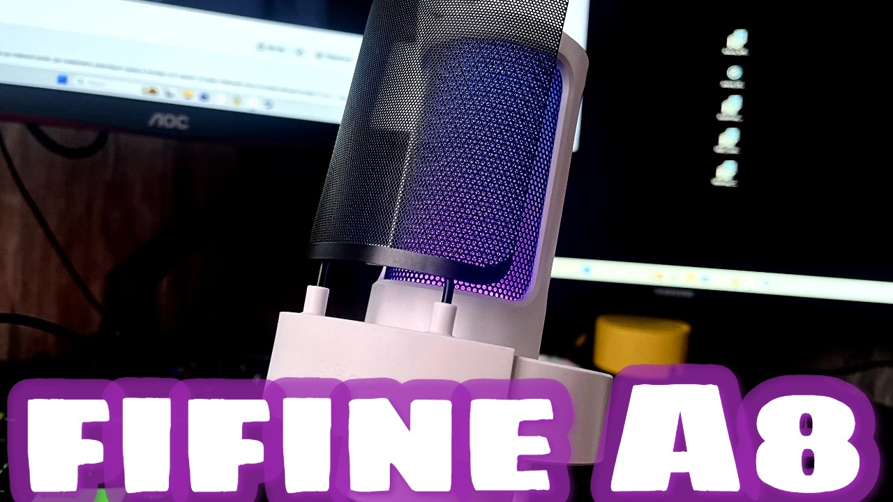 Fifine A8: обзор микрофона с RGB‑подсветкой — стоит ли покупать в 2026?