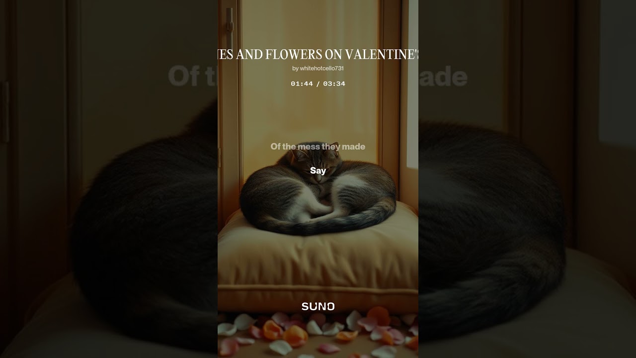 FELINES AND FLOWERS ON VALENTINE'S DAY 43
