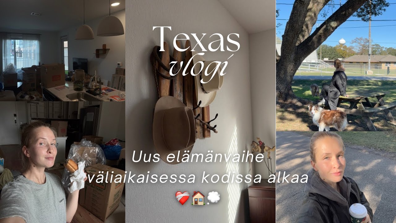 Muutto väliaikaiskotiin 🏠💭 | Texas Vlogi 