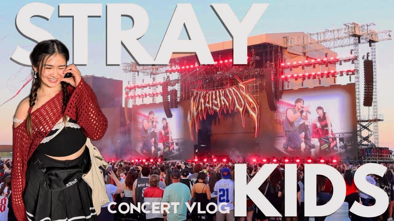 STRAYKIDS CONCERT VLOG 😭❤️‍🔥  dominATE tour, grwm, concert outfit in Toronto