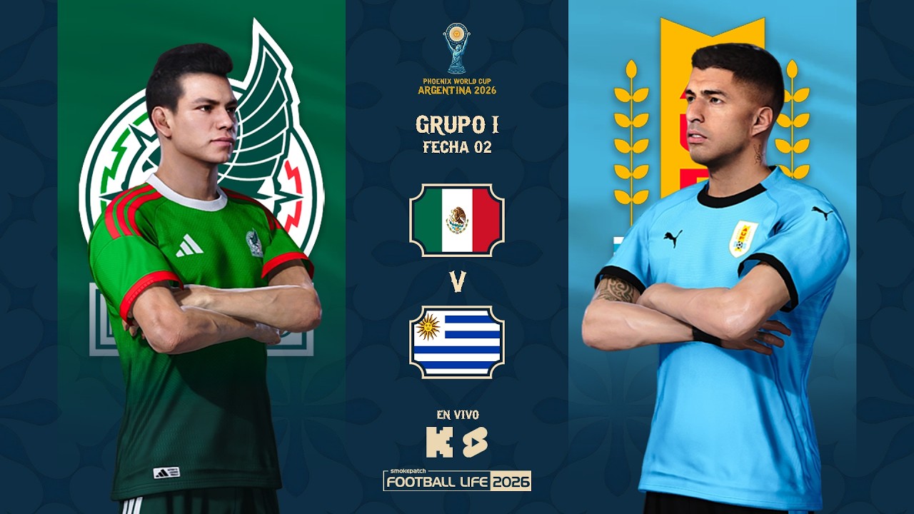 MÉXICO v URUGUAY - GRUPO I |⚽ WORLD CUP ARGENTINA 2026 - PHOENIX LEAGUE