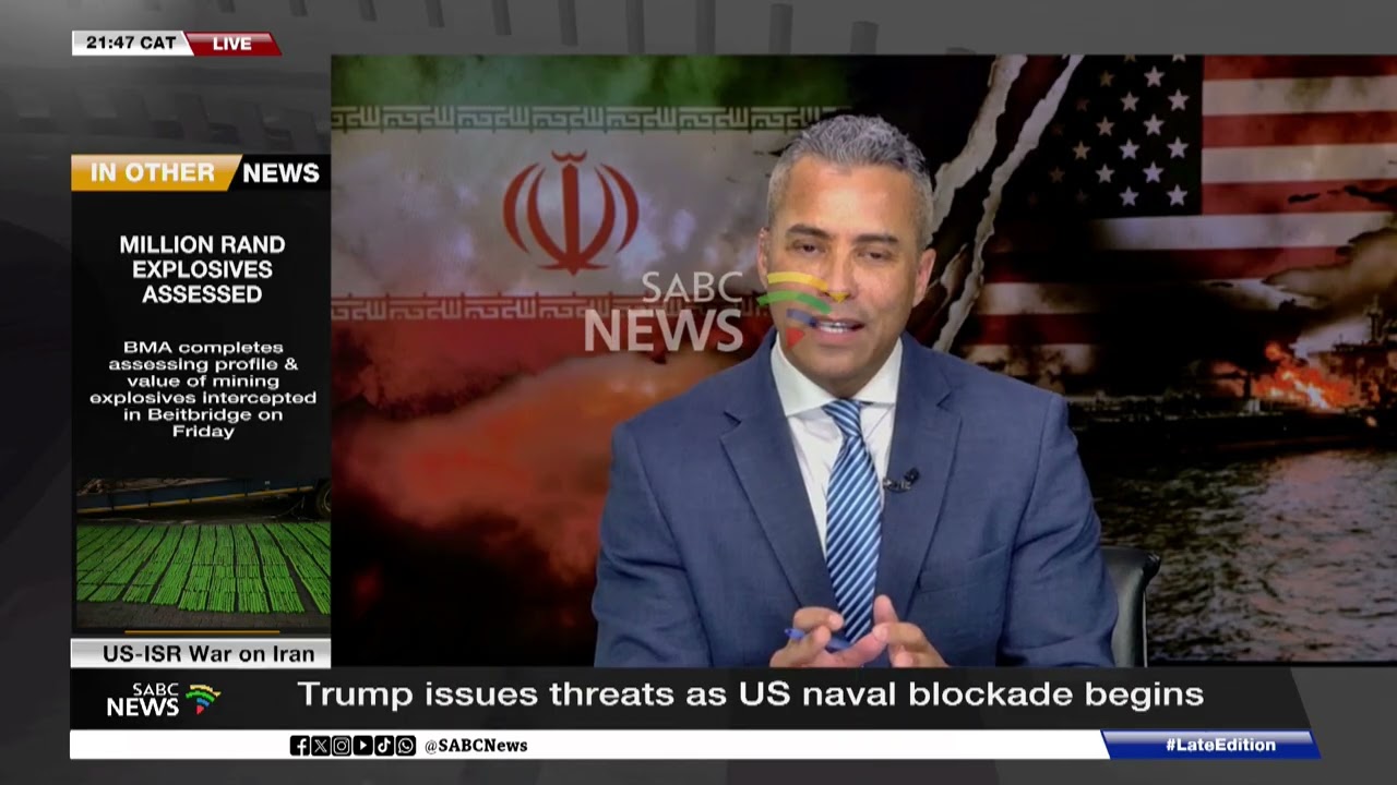 US-ISR War on Iran | Trump issues threats as US naval blockade begins