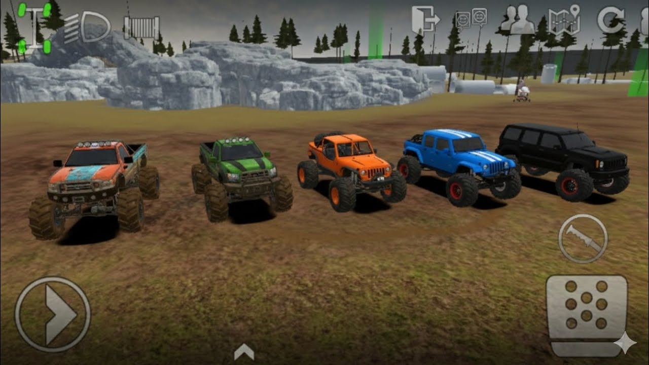 Extreme Monster Truck Driving: Impossible Off-Road Android Game play 