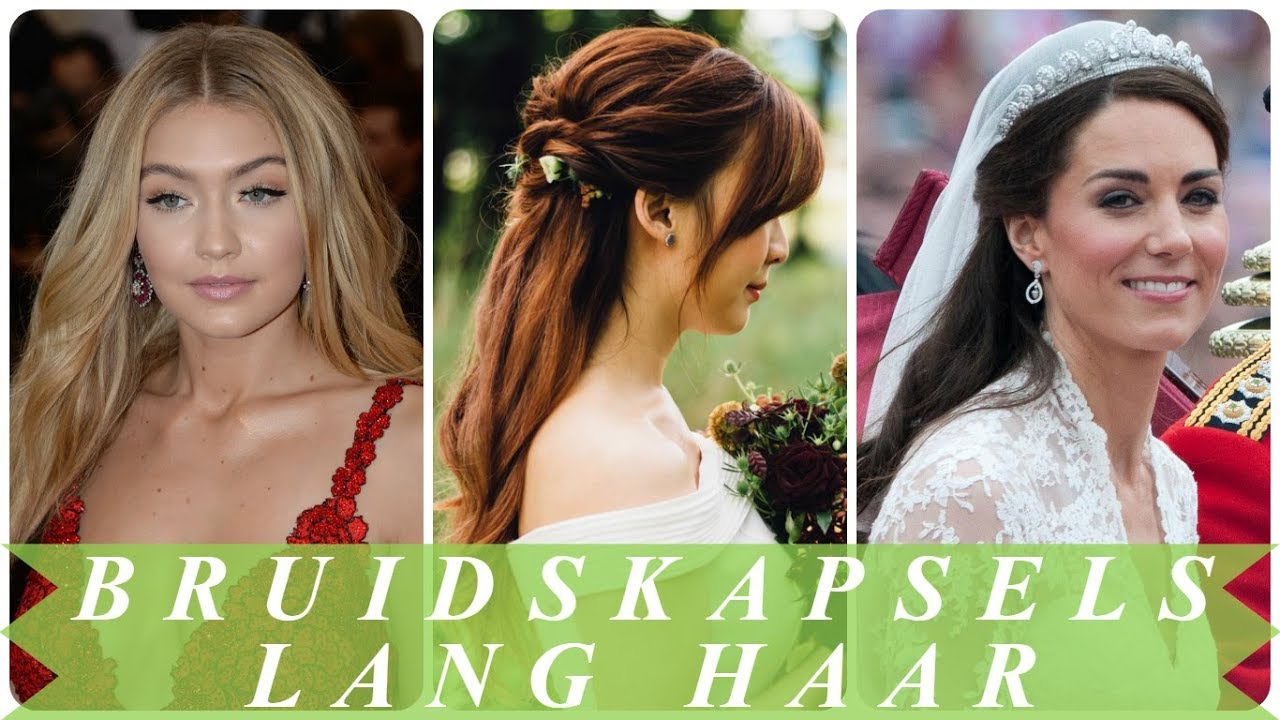 Leuke bruidskapsel los haar 2018