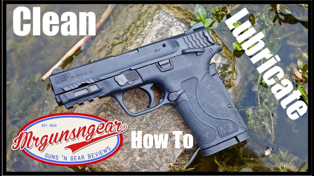 Как разобрать, почистить и смазать пистолет Smith & Wesson M&P380 Shield EZ (4k)