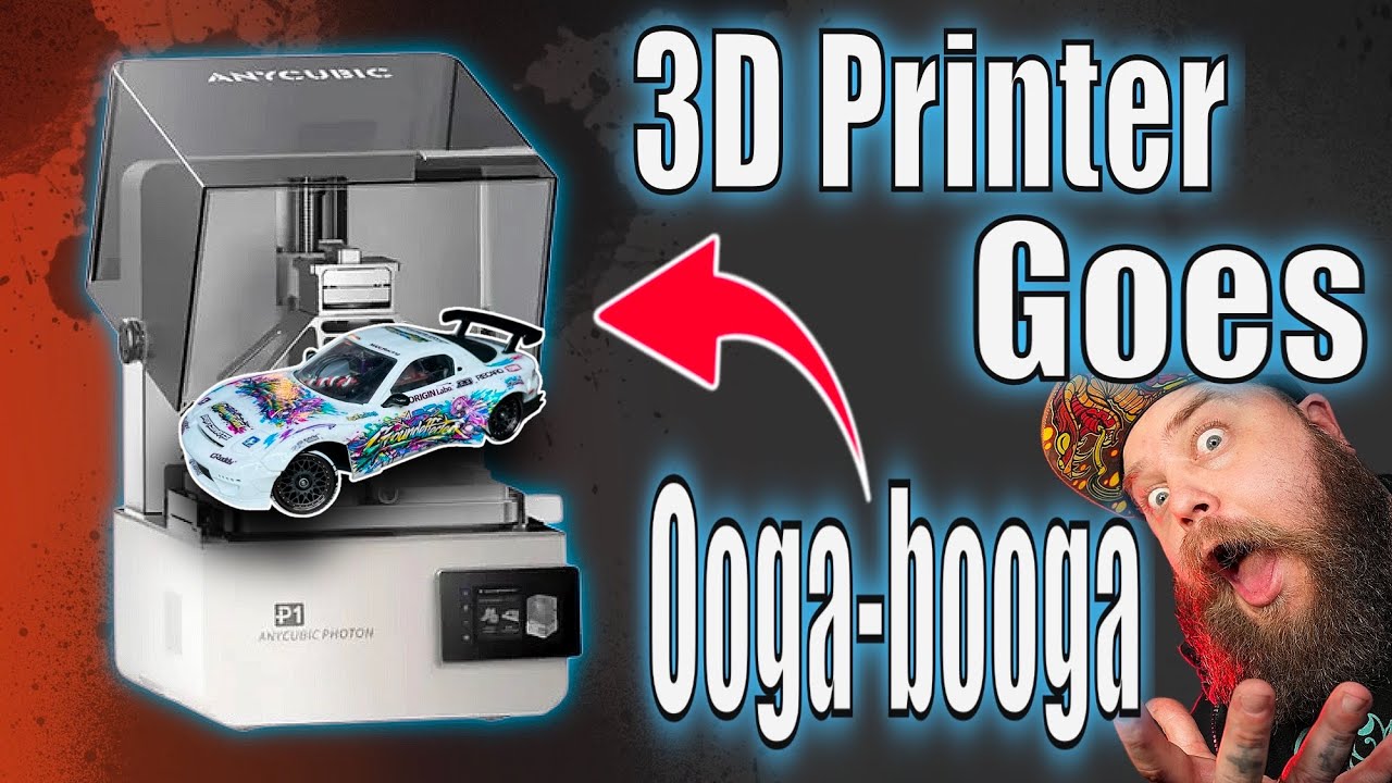 Я напечатал на 3D-принтере радиоуправляемую дрифт-машинку Anycubic P1.