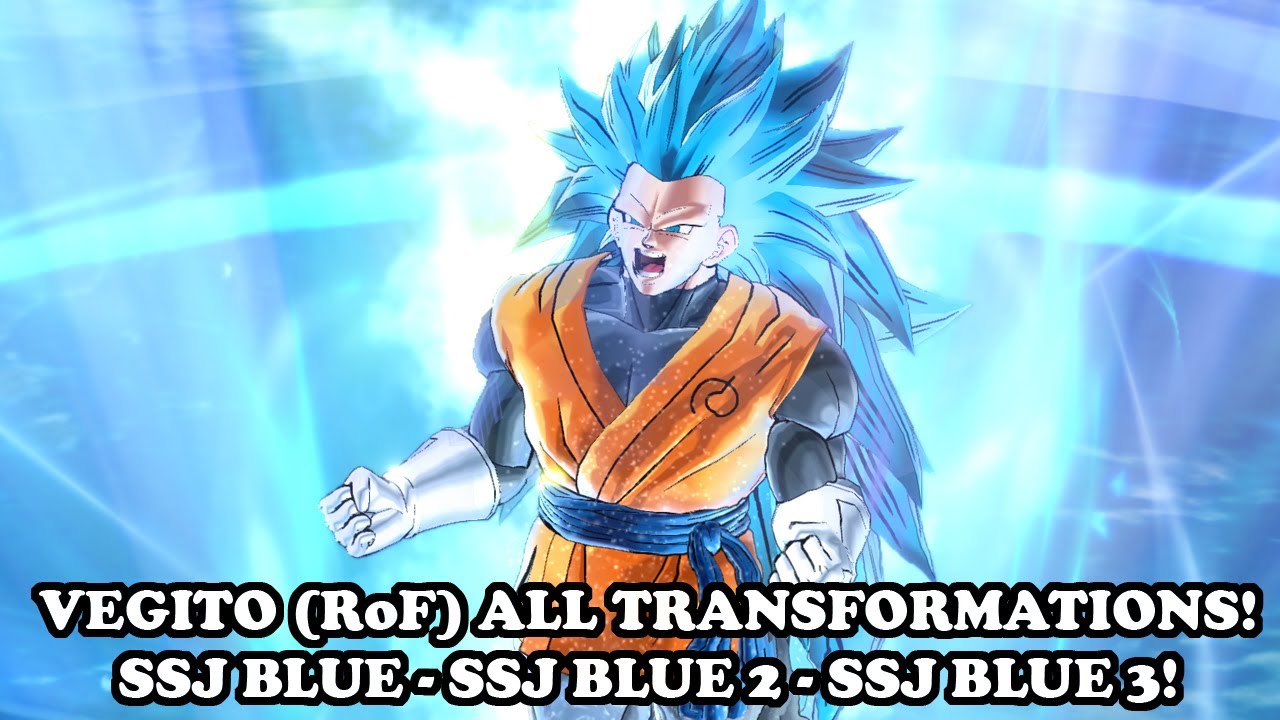 NEW RoF Vegito ALL Forms (SSJ Blue-SSB2-SSB3)! Alternate What If Universe! Dragon Ball Xenoverse 2