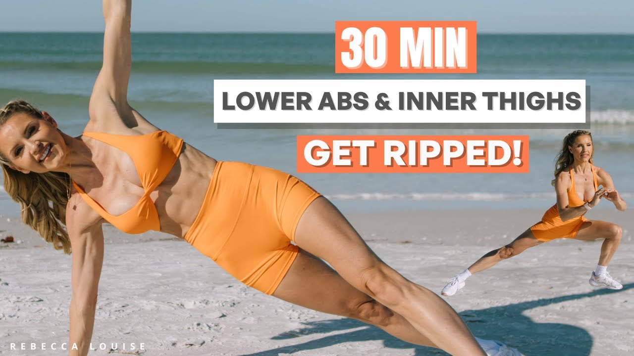 Lower ABS & Inner THIGHS get RIPPED at home workout - 30 MIN