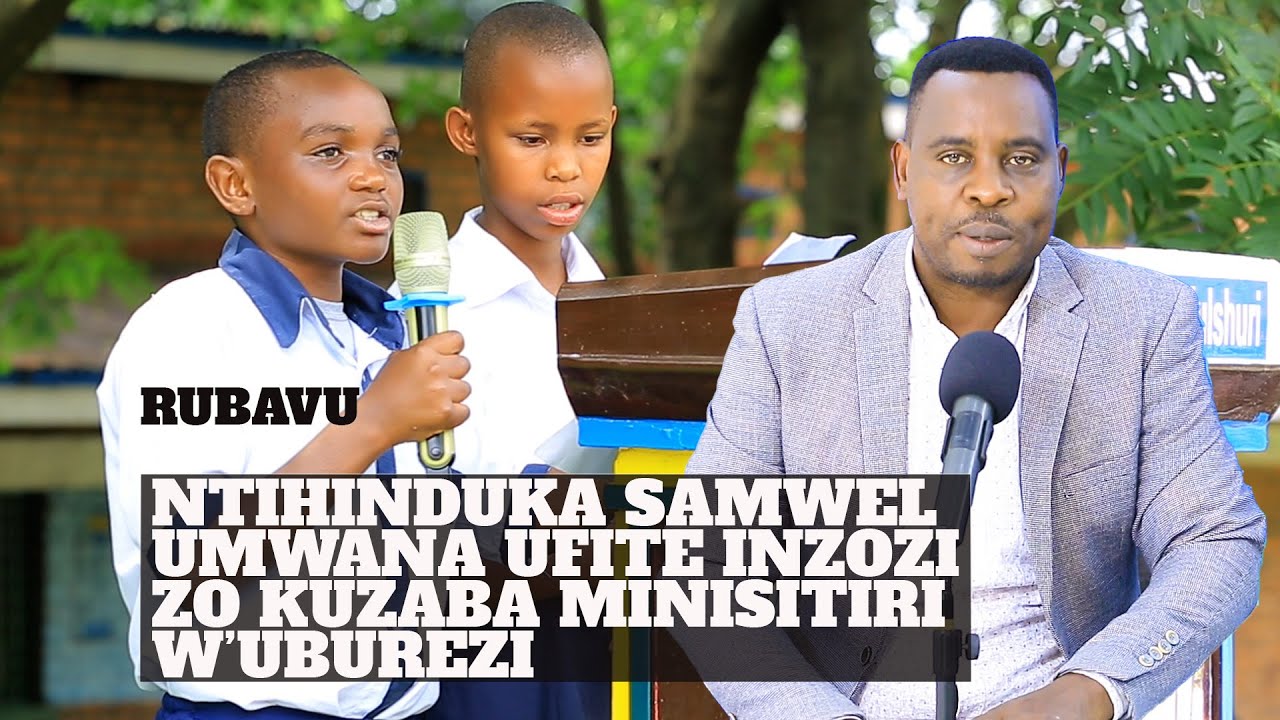 Rubavu :umwana wiga muri P6 arwaye kuzaba Ministiri w'Uburezi  umva Imigambi afitiye abana