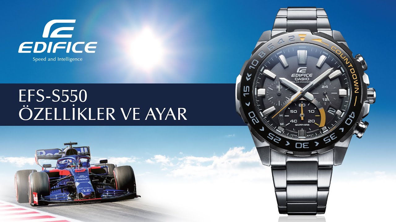 Casio Edifice EFS-S550 Özellikler ve Ayar