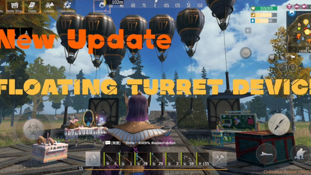 Last Island of Survival Update Floating Turret Device