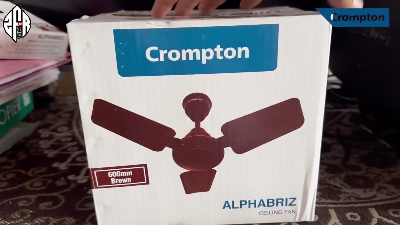Crompton Alphabriz 600MM Ceiling Fan Unboxing || 600MM Ceiling Fan || High Speed Ceiling Fan