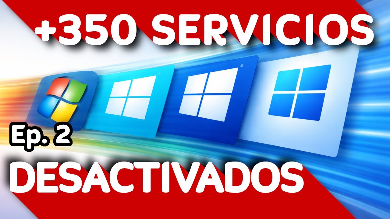 #2 Optimizar Windows deshabilitando +350 Servicios CON 2 CLICS