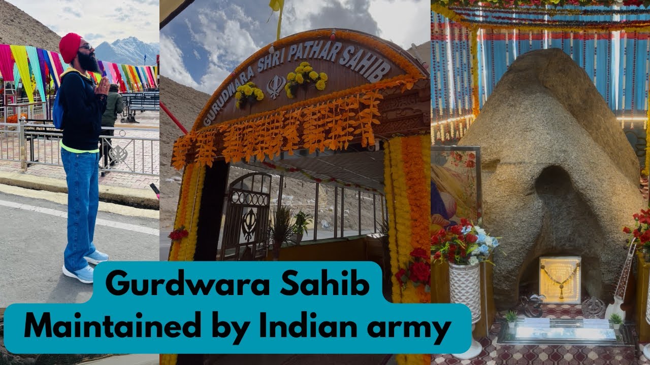 Gurudwara Pathar Sahib, Ladakh|Free food at 12000 feets, #gurunanakdevji #waheguru #wmk #ladakh #leh