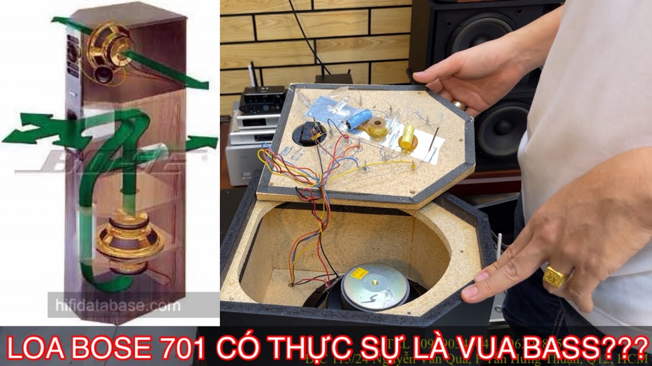 Mở tung loa BOSE 701 Review và khám phá Tiến Dũng AUdio Sài Gòn