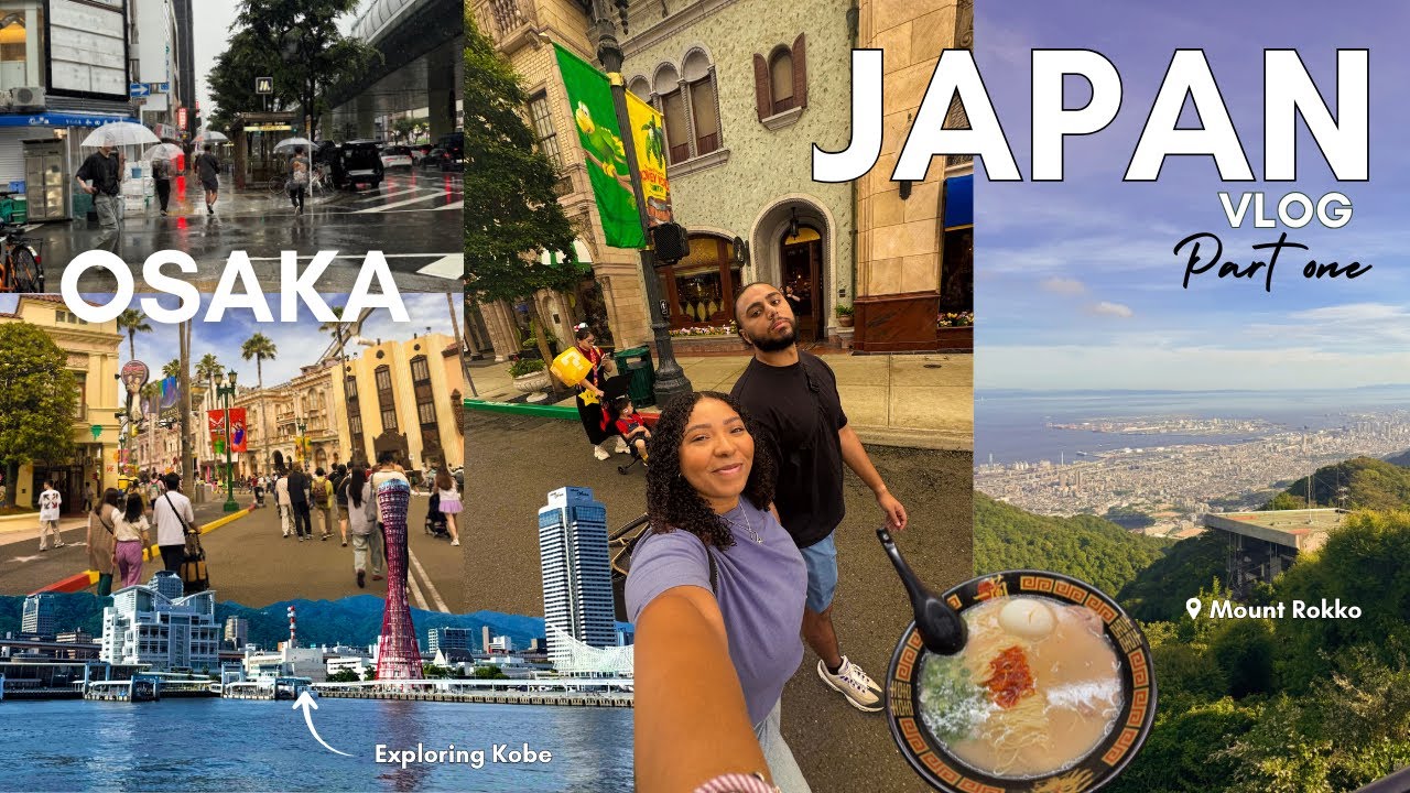 Japan Travel Vlog 2025 Part One | Osaka, Universal Studios, and Exploring Kobe 🇯🇵