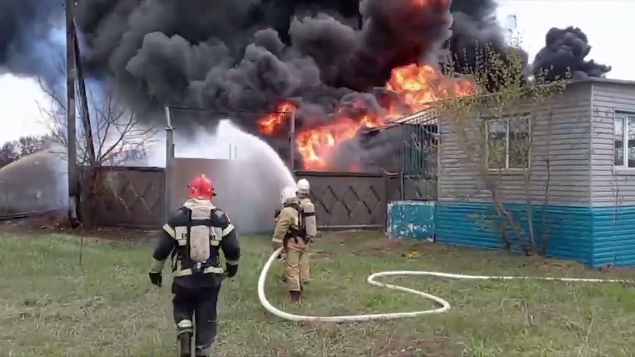 Fire Breaks Out at Russian Industrial Facility