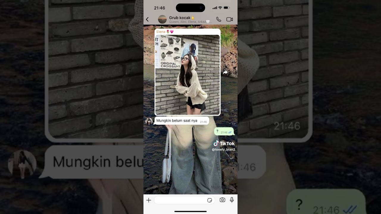 Lagi pov chat whatsapp  IB ; tt ya 