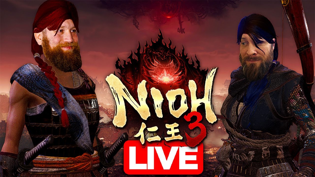 Thursday - Nioh 3 with the boys!  Let's slay some Yokai!