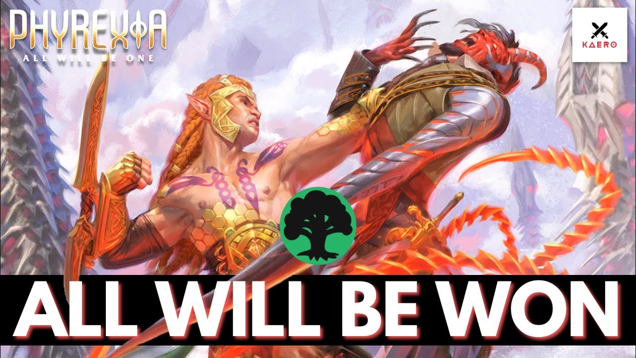 🌲 MONO GREEN MIDRANGE DECK [STANDARD RANKED] MTG Arena Phyrexia All Will Be One Gameplay