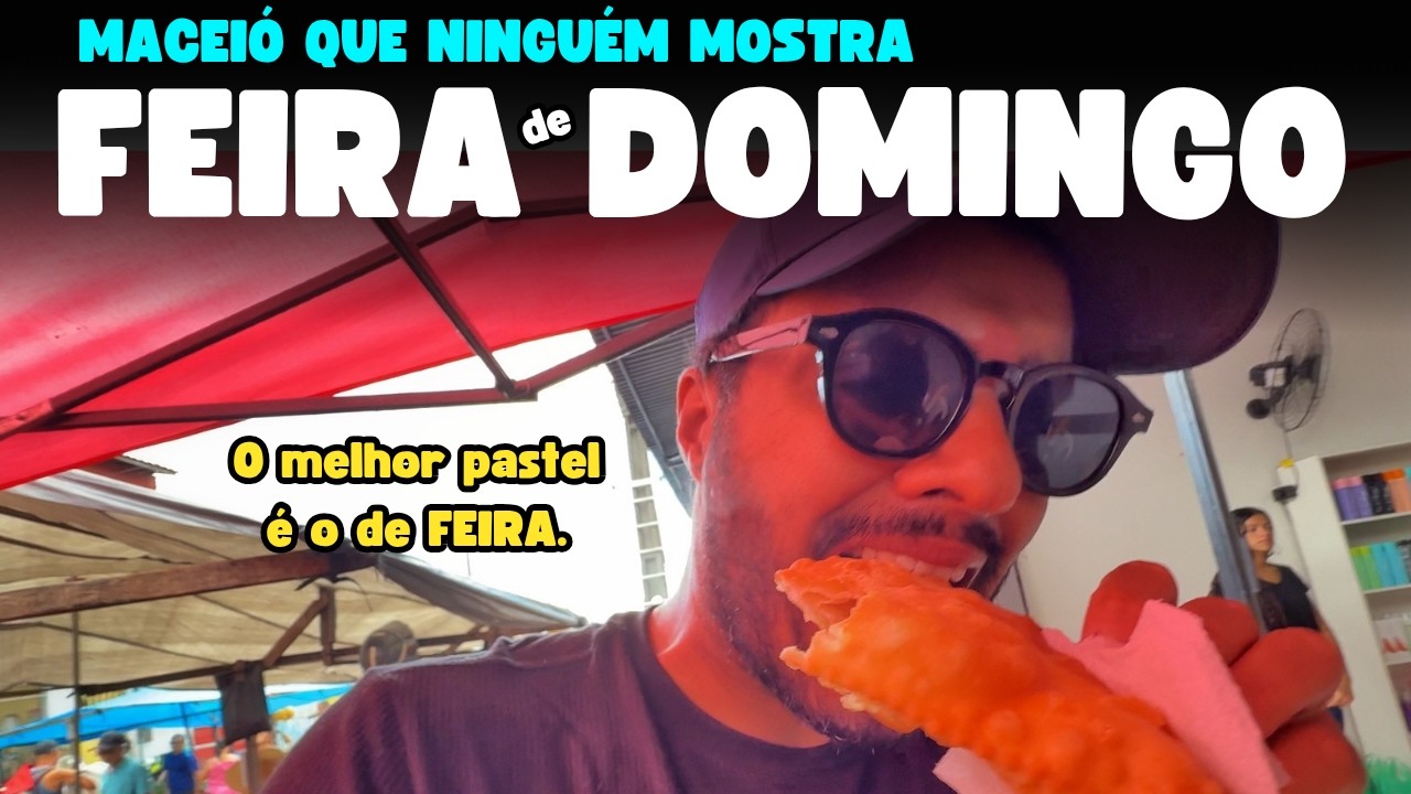 Fui visitar a FEIRA DE DOMINGO em MACEIÓ. Um lugar onde o TURISTA não FREQUENTA.