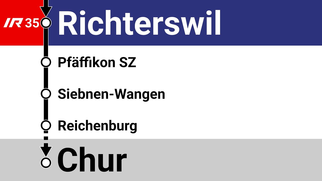 SOB Ansagen • IR35 Aare-Linth • Diverse Spezialansagen