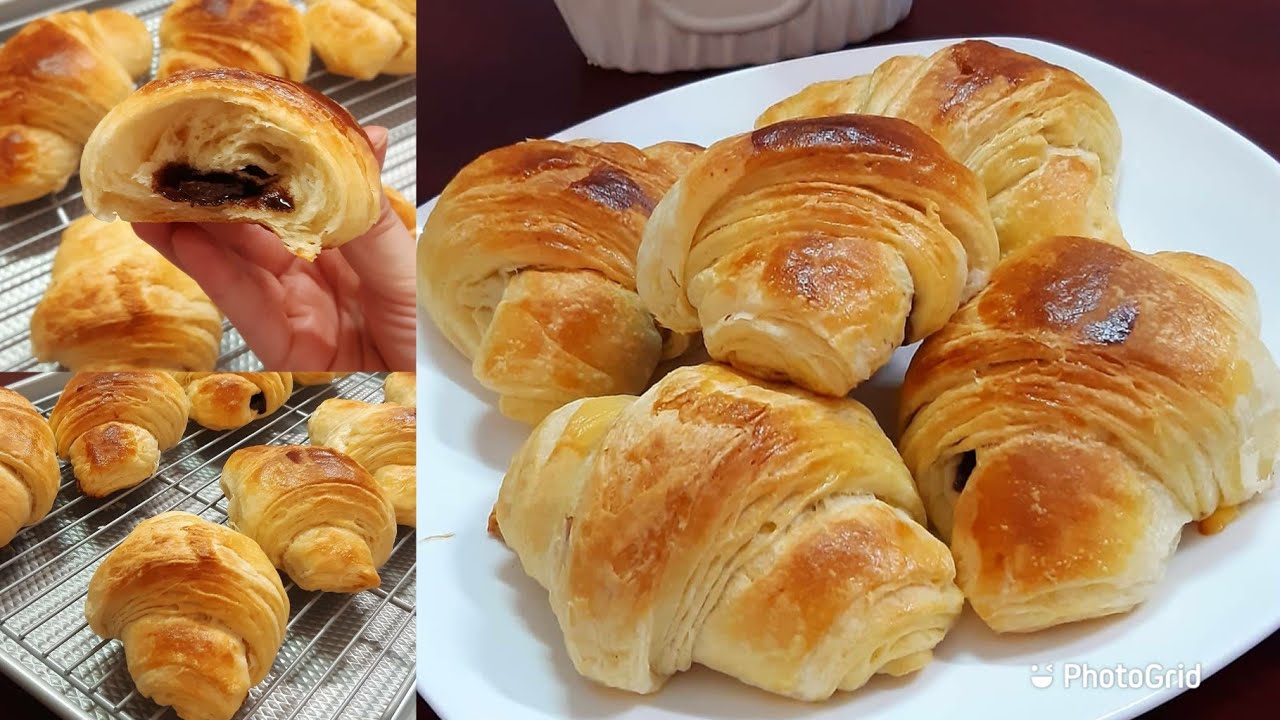 ممنوع شراء الكرواسون حضريه منزليا بأروع وأنجح طريقة🥐وبأقل نسبة دهون 😋مثالي للفطور!