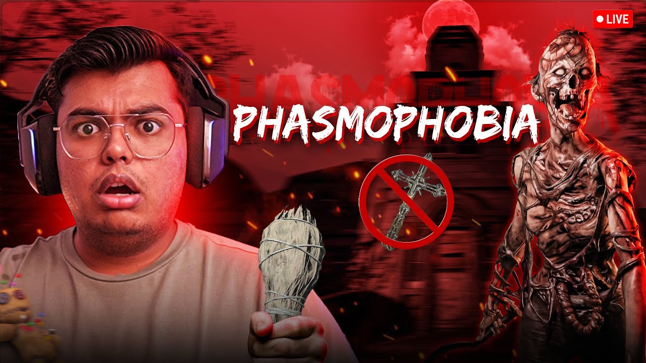 Phasmophobia New MAP And New Updates ? | No Crucifix Challenge Live 🔴