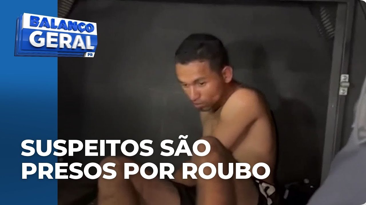Polícia prende dois suspeitos de roubo no centro de Maringá